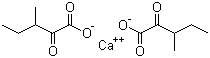 alpha-Keto-isoleucine calcium salt molecular structure (CAS 66872-75-1)