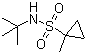 structure of CAS# 669008-25-7, N-叔丁基-1-甲基环丙烷-1-磺酰胺