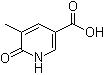 structure of CAS# 66909-27-1, 5-甲基-6-氧代-1,6-二氢吡啶-3-羧酸