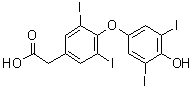 3,5,3',5'-Tetraiodothyroacetic acid molecular structure (CAS 67-30-1)