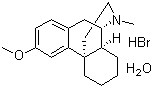 structure of CAS# 6700-34-1, Dextromethorphan hydrobromide monohydrate