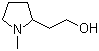 1-Methyl-2-pyrrolidineethanol molecular structure (CAS 67004-64-2)