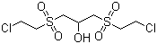 1,3-Bis(chloroethyl sulfonyl)propanol molecular structure (CAS 67006-35-3)