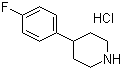 4-(4-Fluorophenyl)piperidine hydrochloride molecular structure (CAS 6716-98-9)
