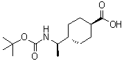 CAS # 671815-99-9, trans-4-[(R)-1-[(tert-Butyloxycarbonyl)amino]ethyl]cyclohexanecarboxylic acid