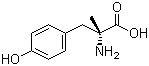structure of CAS# 672-86-6, (R)-alpha-Methyltyrosine