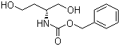 structure of CAS# 672309-94-3, (R)-2-Cbz-aminobutane-1,4-diol