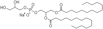 structure of CAS# 67232-80-8, Dimyristoyl phosphatidylglycerole sodium salt