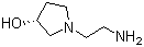 structure of CAS# 672325-36-9, (3R)-1-(2-氨乙基)-3-吡咯烷醇