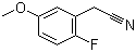 structure of CAS# 672931-28-1, 2-氟-5-甲氧基苯乙腈