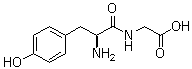 L-Tyrosylglycine molecular structure (CAS 673-08-5)
