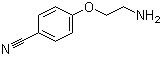 structure of CAS# 67333-09-9, 4-(2-Aminoethoxy)benzonitrile