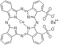 Pigment Blue 17:1 molecular structure (CAS 67340-41-4)