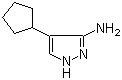 3-Amino-4-cyclopentyl-1H-pyrazole molecular structure (CAS 673475-75-7)