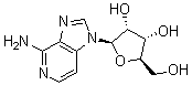 4-Amino-1-beta-D-ribofuranosyl-1H-imidazo[4,5-c]pyridine molecular structure (CAS 6736-58-9)