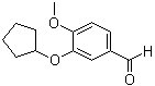 CAS # 67387-76-2, 3-(Cyclopentyloxy)-4-methoxybenzaldehyde