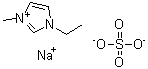 CAS # 674282-83-8, 3-Ethyl-1-methyl-1H-imidazolium sulfate sodium salt (1:1:1)