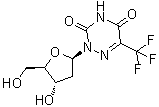 CAS # 6748-61-4 (7234-46-0), 2-(2-Deoxy-beta-D-erythro-pentofuranosyl)-6-(trifluoromethyl)-1,2,4-triazine-3,5(2H,4H)-dione
