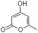CAS # 675-10-5, 4-Hydroxy-6-methyl-2-pyrone, 3,5-Dihydroxysorbic acid delta-lactone, Triacetate lactone