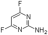 structure of CAS# 675-11-6, 2-Amino-4,6-difluoropyrimidine