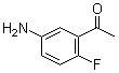 structure of CAS# 67500-19-0, 5'-Amino-2'-fluoroacetophenone