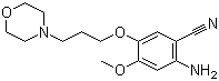 CAS # 675126-27-9, 2-Amino-4-methoxy-5-(3-morpholinopropoxy)benzonitrile