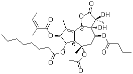 structure of CAS# 67526-95-8, 毒胡萝卜素