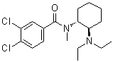 CAS # 67579-76-4, trans-3,4-Dichloro-N-[2-(diethylamino)cyclohexyl]-N-methylbenzamide