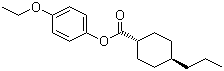 structure of CAS# 67589-39-3, 反式-4-丙基环己基甲酸 4-乙氧基苯酯