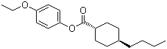 structure of CAS# 67589-47-3, 反式-4-丁基环己基甲酸 4-乙氧基苯酯