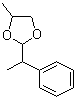 CAS 登录号：67634-23-5, 4-甲基-2-(1-苯基乙基)-1,3-二氧杂环戊烷