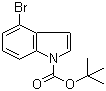 4-Bromoindole-1-carboxylic acid tert-butyl ester molecular structure (CAS 676448-17-2)