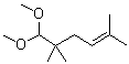 structure of CAS# 67674-46-8, 6,6-Dimethoxy-2,5,5-trimethyl-2-hexene