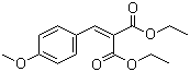 Diethyl 4-methoxybenzalmalonate molecular structure (CAS 6768-23-6)