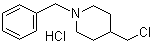 1-Benzyl-4-chloromethylpiperidine hydrochloride molecular structure (CAS 67686-03-7)