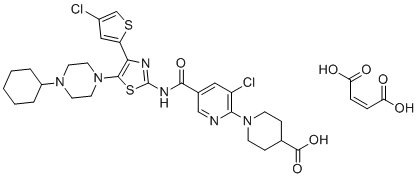 structure of CAS# 677007-74-8, Avatrombopag maleate