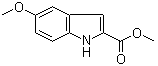 structure of CAS# 67929-86-6, 5-Methoxy-1H-indole-2-carboxylic acid methyl ester