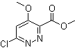 Methyl 6-chloro-4-methoxypyridazine-3-carboxylate molecular structure (CAS 679405-85-7)