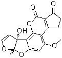 Aflatoxin M1 molecular structure (CAS 6795-23-9)