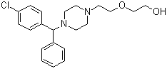structure of CAS# 68-88-2, 羟嗪