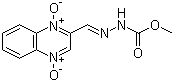 CAS # 6804-07-5, Carbadox, 2-(2-Quinoxalinylmethylene)hydrazine-carboxylic acid methyl ester N,N'-dioxide