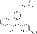 structure of CAS# 68047-06-3, 4-Hydroxytamoxifen