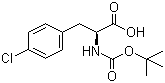 structure of CAS# 68090-88-0, Boc-4-chloro-L-phenylalanine