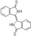 CAS # 6813-37-2, delta1,1'-Biisoindoline-3,3'-dithione, 3-(2,3-Dihydro-3-thioxo-1H-isoindol-1-ylidene)-2,3-dihydro-1H-isoindole-1-thione, NSC 509268