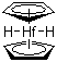 Bis(cyclopentadienyl)hafnium dihydride molecular structure (CAS 68183-87-9)