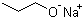 Sodium propanolate molecular structure (CAS 6819-41-6)