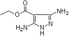 structure of CAS# 6825-71-4, 3,5-二氨基-4-吡唑羧酸乙酯