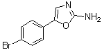 5-(4-Bromophenyl)-1,3-oxazol-2-amine molecular structure (CAS 6826-26-2)