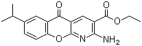 CAS # 68301-99-5, Ethyl 2-amino-7-isopropyl-5-oxo-5H-[1]benzopyrano[2,3-b]pyridine-3-carboxylate, 2-Amino-7-(1-methylethyl)-5-oxo-5H-[1]benzopyrano[2,3-b]pyridine-3-carboxylic acid ethyl ester