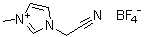 1-(Cyanomethyl)-3-methyl-1H-imidazolium tetrafluoroborate molecular structure (CAS 683224-92-2)